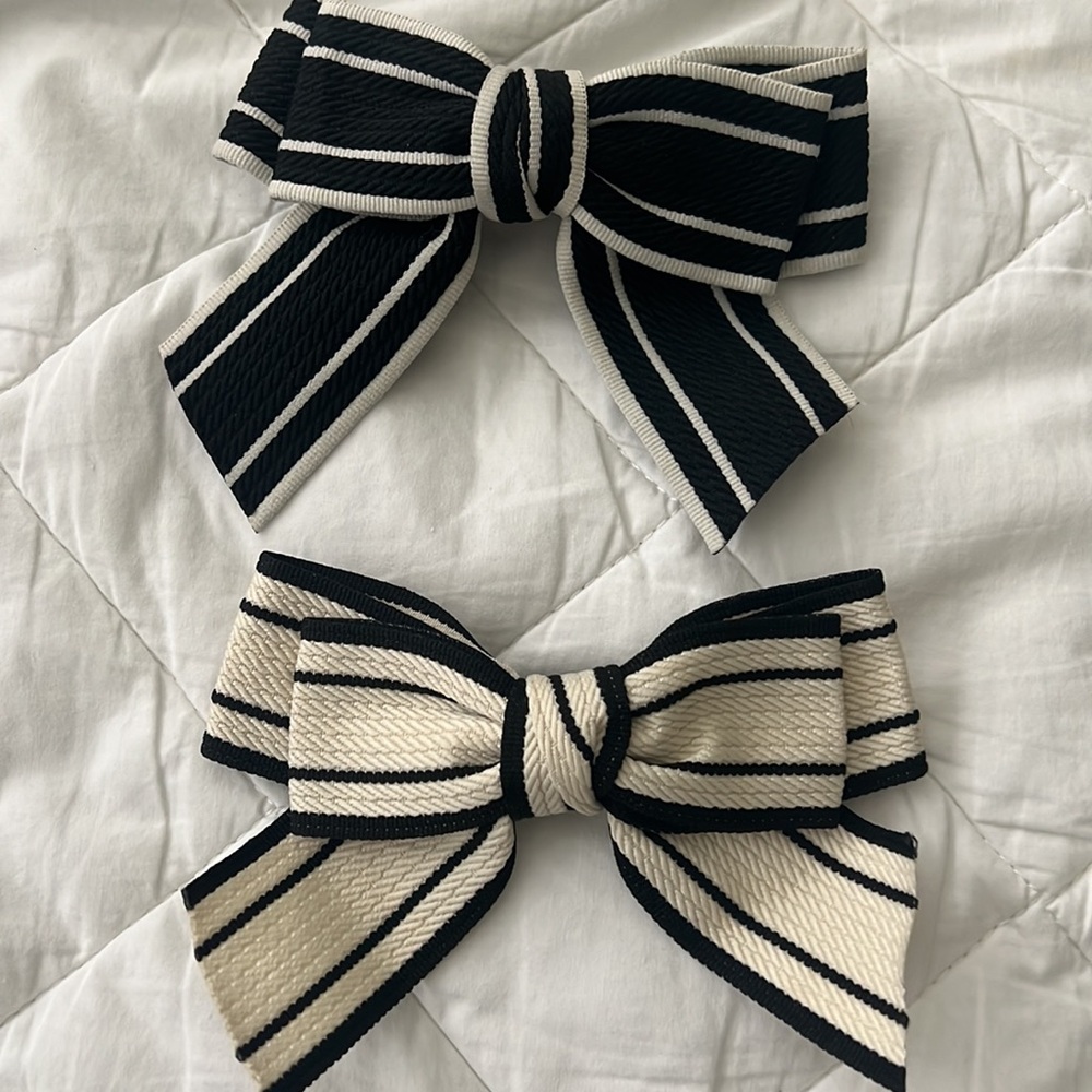 Elegant Hair Bow Hair Clip LOT of five bows - Picture 5 of 16